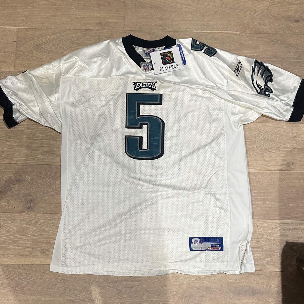 Eagles McNabb White and Green Men's Jersey